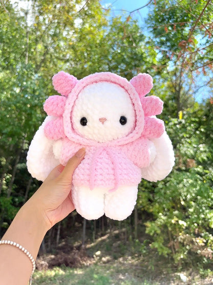 9-in-1 Baby Bunny Hoodie Crochet Pattern Bundle