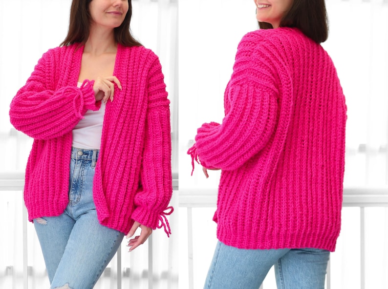 HALLIE Cardigan crochet pattern