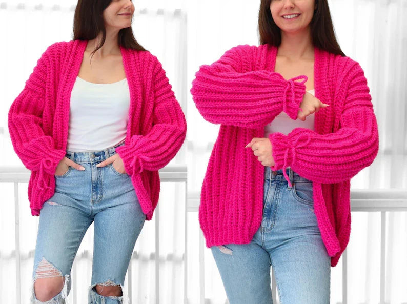 HALLIE Cardigan crochet pattern